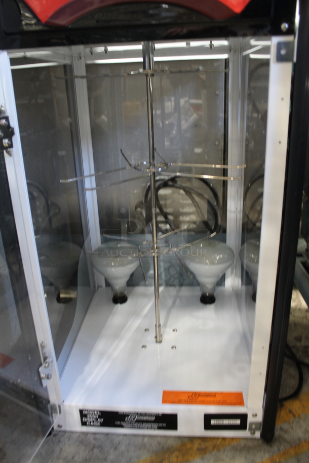 J&J Snack Foods 2000 Metal Commercial Countertop Heated Display Case. Tested and Working! - Image 3 of 4