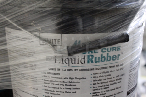 ALL ONE MONEY! PALLET LOT OF 24 Barrels of Moisture Cure Liquid Rubber. BUYER MUST REMOVE. - Image 4 of 4