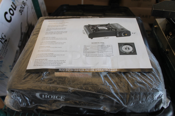 BRAND NEW SCRATCH AND DENT! Choice BDZ153 Butane Countertop Range/Portable Stove With Single Aluminum Burner. Tested And Working! - Image 4 of 8