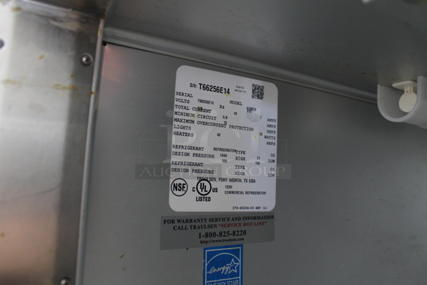 Traulsen G10010 ENERGY STAR Stainless Steel Commercial Single Door Reach In Cooler on Commercial Casters. 115 Volts, 1 Phase. Tested and Powers On But Does Not Get Cold - Image 4 of 4