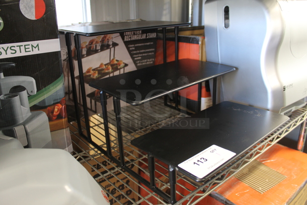 BRAND NEW SCRATCH AND DENT! Three Tier Rectangular Stand - Image 2 of 3