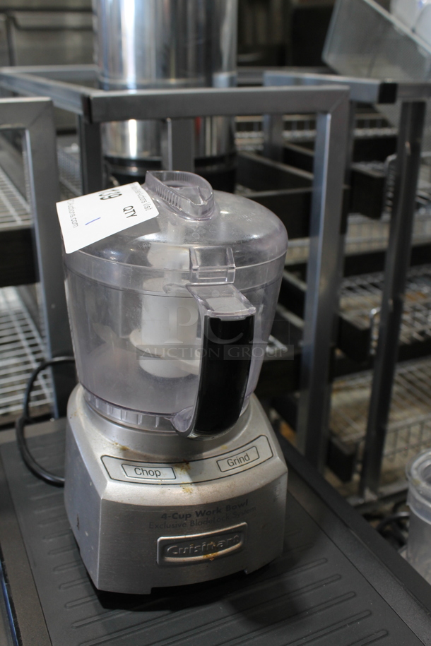 Cuisinart CH-4DC Metal Countertop Food Processor. 120 Volts, 1 Phase. Tested and Does Not Power On - Image 1 of 5