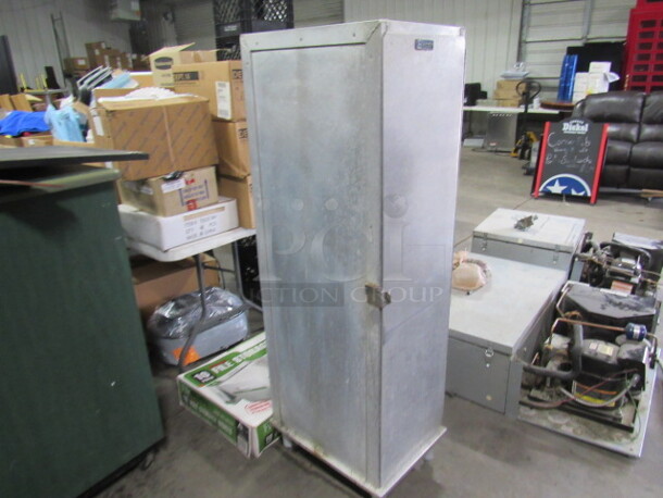 One Aluminum Lockwood Cabinet. 16X22X60 - Image 2 of 3