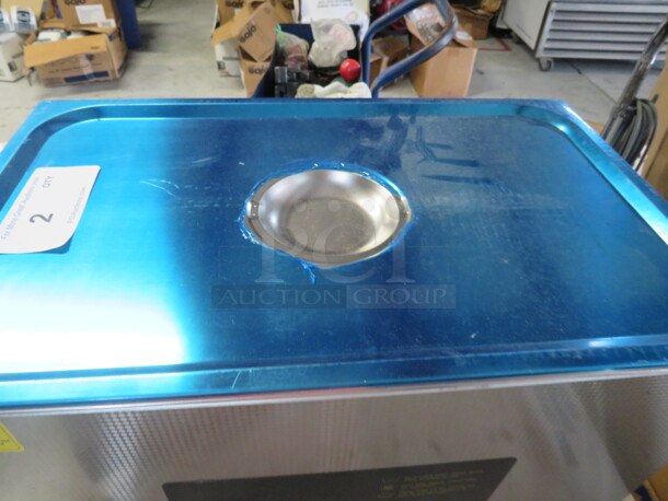 One NEW Stainless Steel Ultrasonic Cleaner. Model# CD-E30. 120 Volt. 600 Watt. 21X3X13 - Image 2 of 3