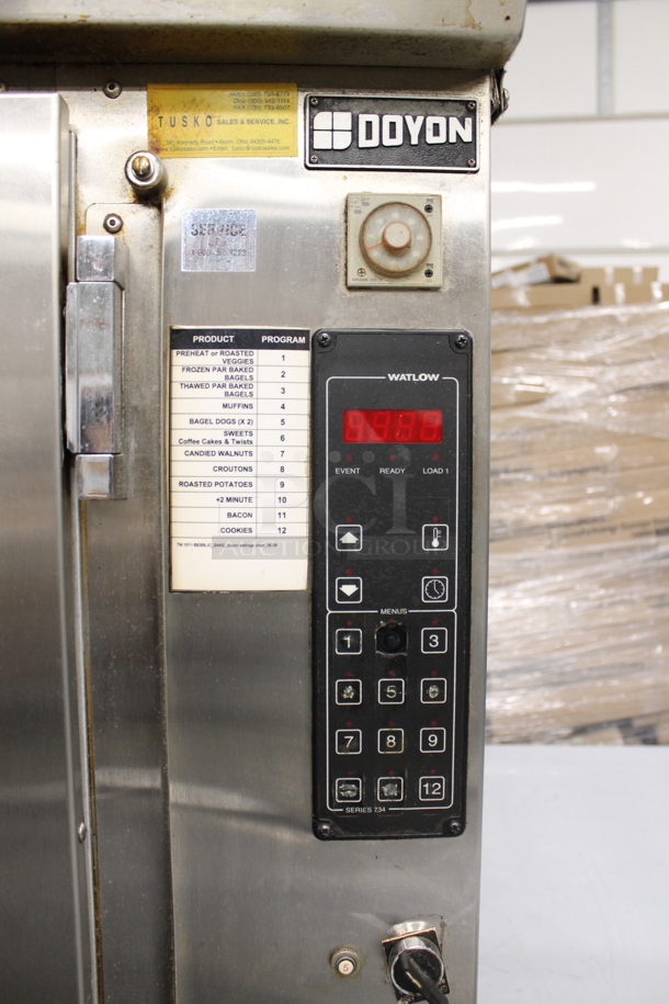 Doyon 261 Stainless Steel Commercial Electric Powered Oven Proofer on Commercial Casters. 120/208 Volts, 1 Phase.  - Image 2 of 12