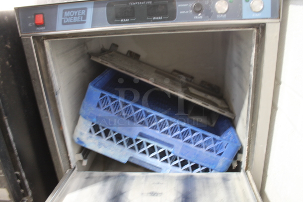 Moyer Diebel 201HT Stainless Steel Commercial Undercounter Dishwasher. 120-208/230 Volts, 3 Phase.  - Image 3 of 4