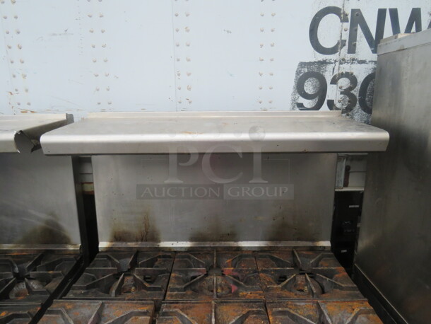 One American Range 6 Burner Natural Gas Range With 1 Rack, And SS Over Shelf. 36X33X56 - Image 2 of 3