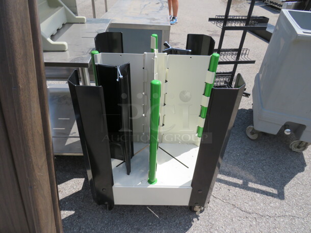 One Dish Transport On Casters. 23X23X32 - Image 2 of 2