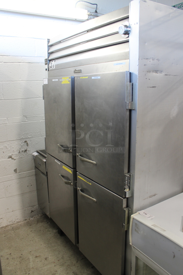 Traulsen G20000 Stainless Steel Commercial 4 Half Size Reach In Cooler. 115 Volts, 1 Phase. Cannot Test Due To Plug Style - Image 1 of 8