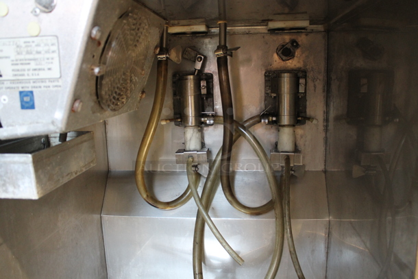 Electro Freeze 30TN-CAB-118 Stainless Steel Commercial Floor Style 2 Flavor w/ Twist Soft Serve Ice Cream Machine on Commercial Casters. 230 Volts, 3 Phase. - Image 6 of 8