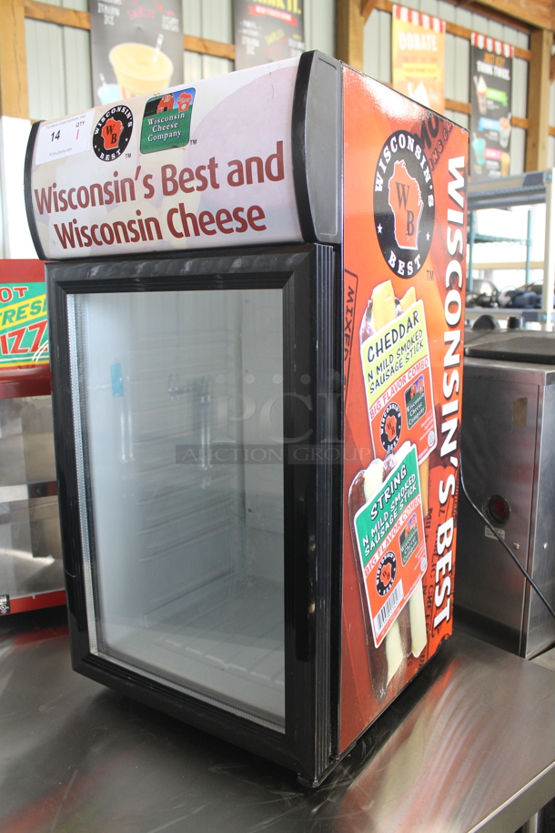 SC52B Metal Commercial Countertop Mini Cooler Merchandiser. 110-120 Volts, 1 Phase. Tested and Working! - Image 1 of 9