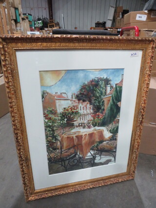 One 30X38 Framed Picture.
