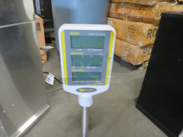One Easy Weigh 60lb Scale. #CK-P60t. Needs A Battery. - Image 2 of 3