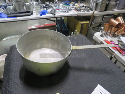 One 11 Inch Aluminum  Sauce Pan.