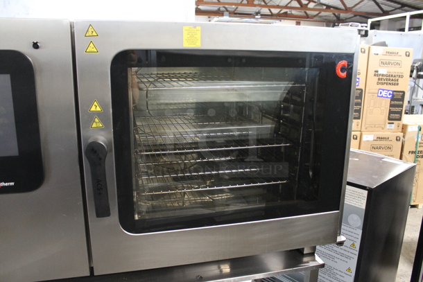Convotherm C4eT 6.20 GS - N Stainless Steel Commercial Natural Gas Powered Combination Convection Oven on Stainless Steel Equipment Stand w/ Commercial Casters. 68,200 BTU. - Image 3 of 10