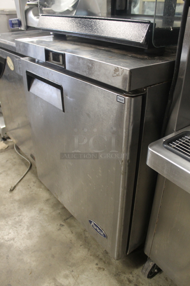2015 Atosa MGF8405 Stainless Steel Commercial Single Door Undercounter Cooler on Commercial Casters. 115 Volts, 1 Phase. Tested and Working! - Image 3 of 6