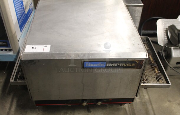 Lincoln Impinger Stainless Steel Commercial Countertop Electric Powered Conveyor Pizza Oven. 208-240 Volts, 1 Phase. - Image 1 of 5