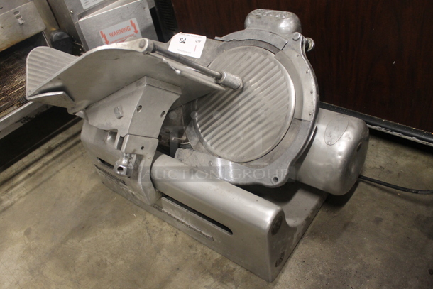 Globe Stainless Steel Commercial Countertop Automatic Meat Slicer w/ Blade Sharpener. 115 Volts, 1 Phase. Tested and Working! - Image 3 of 7