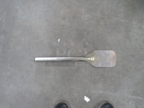 One Stainless Steel Paddle.