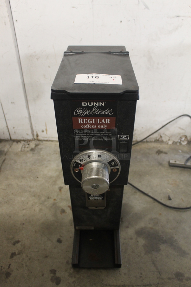 Bunn G2 HD Metal Commercial Countertop Coffee Bean Grinder. 120 Volts, 1 Phase. Tested and Working!
 - Image 1 of 5