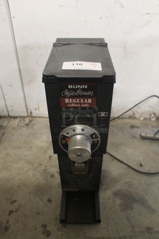 Bunn G2 HD Metal Commercial Countertop Coffee Bean Grinder. 120 Volts, 1 Phase. Tested and Working!

