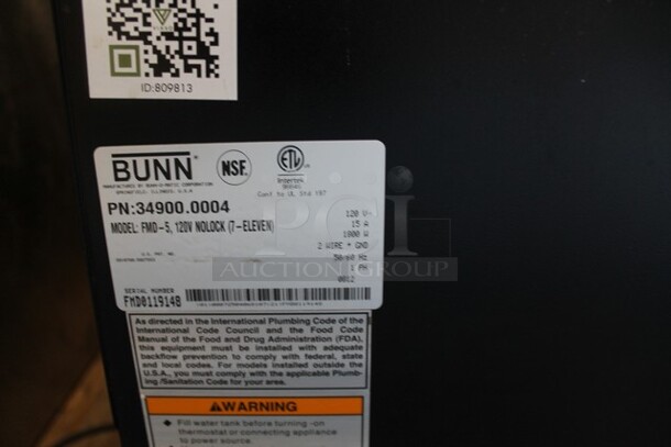 Bunn FMO-5 Metal Commercial Countertop Cappuccino Machine. 120 Volts, 1 Phase.  - Image 5 of 5
