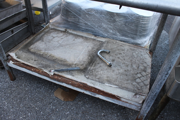 Stainless Steel Table w/ Under Shelf. - Image 3 of 4