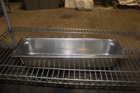 NEW! 7 Vollrath 1/2 Size Long x 4" Stainless Steel Perforated Insert/Pans. 7X Your Bid! 