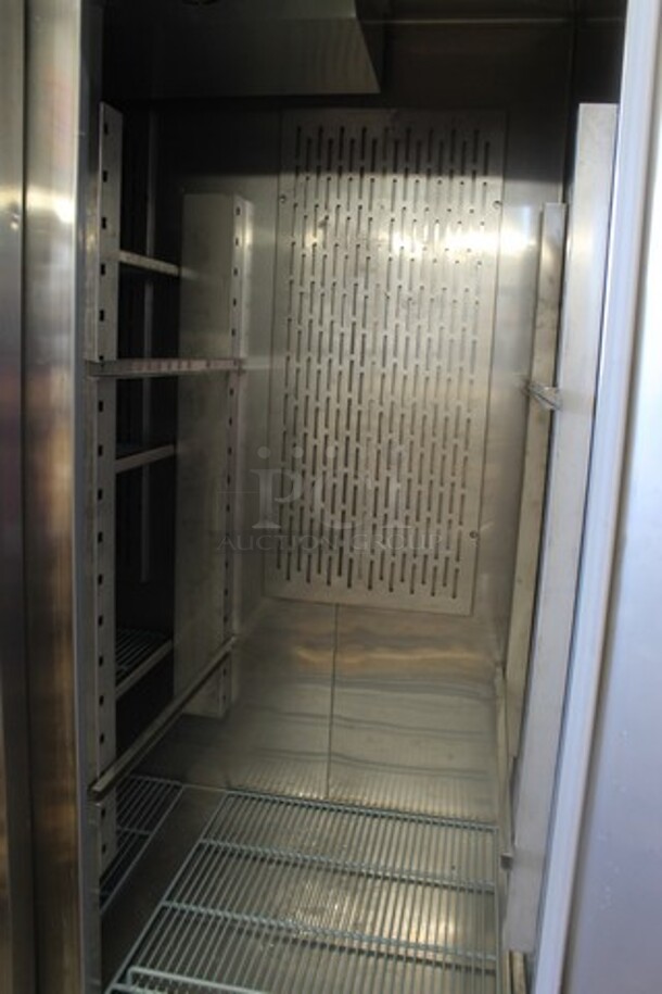 Avantco 178SS3FHC Stainless Steel Commercial 3 Door Reach In Freezer w/ Poly Coated Racks on Commercial Casters. 115 Volts, 1 Phase. Tested and Working! - Image 2 of 6