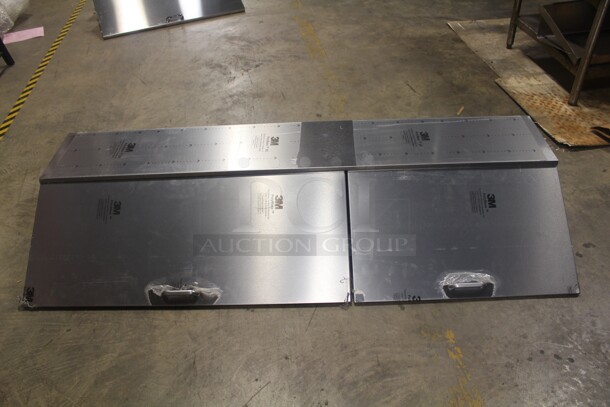 NEW! Beverage Air Commercial Stainless Steel Hood And Lid Assembly for Beverage Air Model SPE72-30M Mega Top Prep Table.  - Image 3 of 7