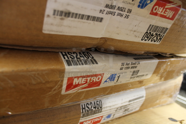 BRAND NEW SCRATCH AND DENT! Metro HS2460 Super Erecta Hot HS2460 24" x 60" Stainless Steel Heated Shelf. 120 Volts, 1 Phase.  - Image 2 of 3
