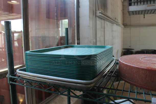 ALL ONE MONEY! Tier Lot of Various Items Including Poly Trays and Food Baskets - Image 2 of 4