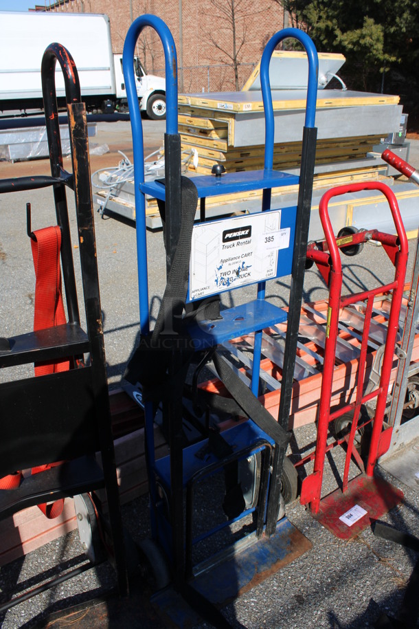 Penske Blue Metal Furniture Dolly Appliance Cart. 22x13x60 - Image 3 of 4