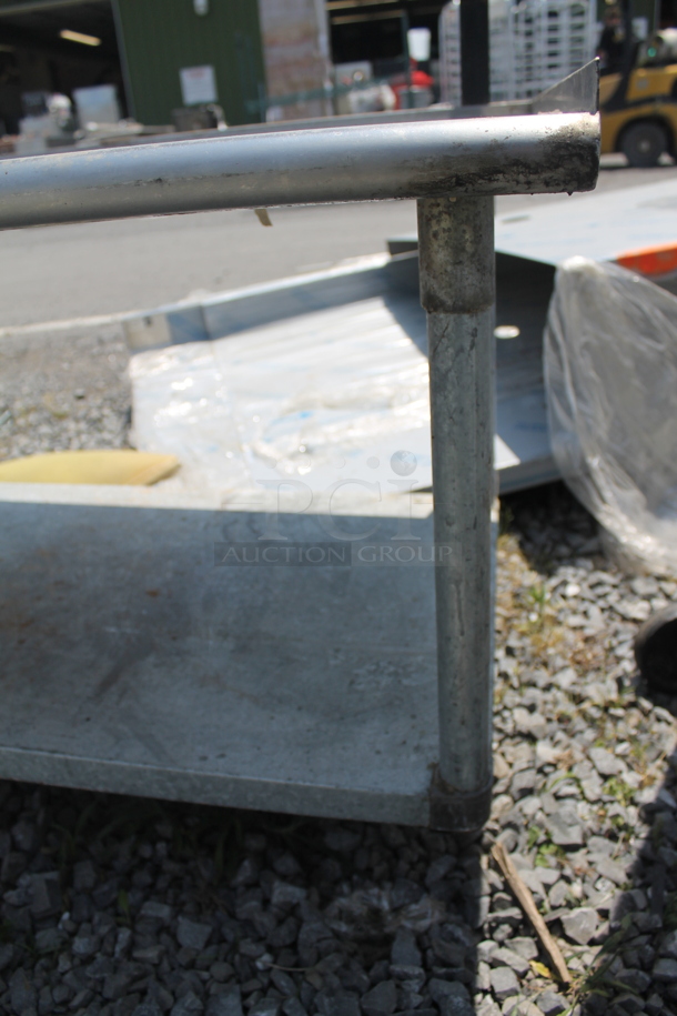 Commercial Stainless Steel Work Table With Both Overshelf And Undershelf On Commercial Casters. - Image 6 of 8