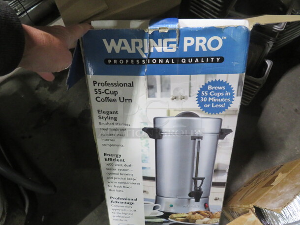One Waring 55 Cup Coffee Urn.