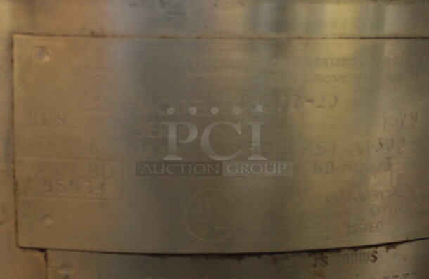 Groen TBD7-20 Stainless Steel Commercial 20 Quart Steam Kettle Tilting Kettle.  - Image 7 of 7