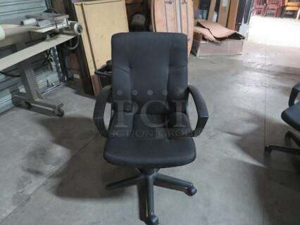 One Office Chair On Casters.