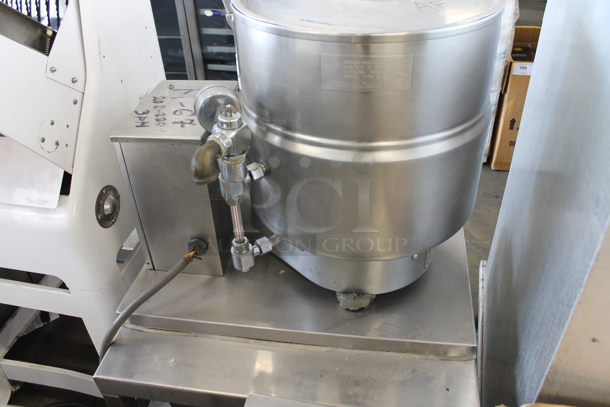 Groen TDB-4 Stainless Steel Commercial Electric Powered 40 Quart Steam Kettle Tilting Kettle. 208 Volts, 3 Phase. - Image 5 of 6