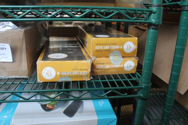 ALL ONE MONEY! Tier Lot of Various BRAND NEW SCRATCH AND DENT! Items Including 3 In Drawer Knife Blocks and Wooden Cutting Boards - Image 3 of 4