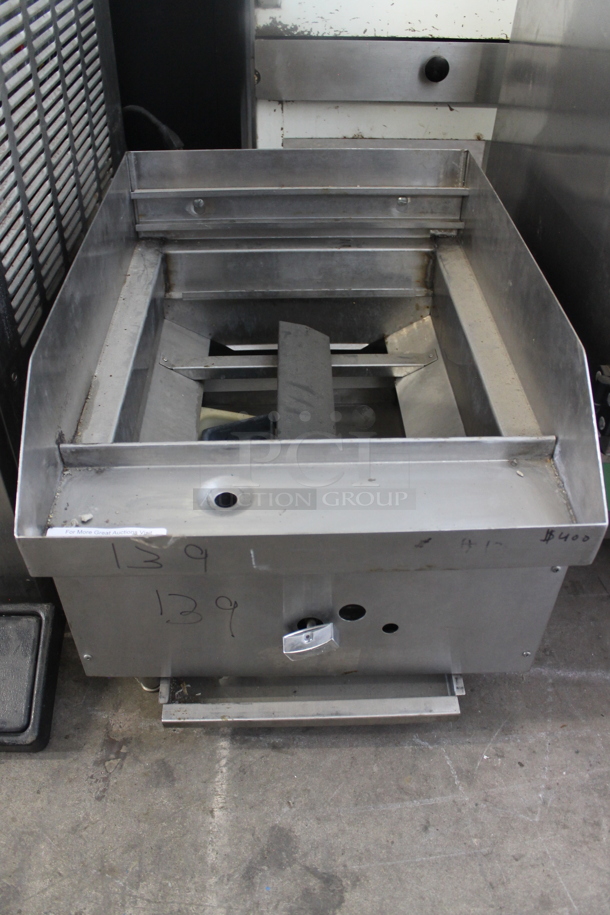 Stainless Steel Commercial Countertop Natural Gas Powered Charbroiler. Missing Grates. - Image 1 of 4