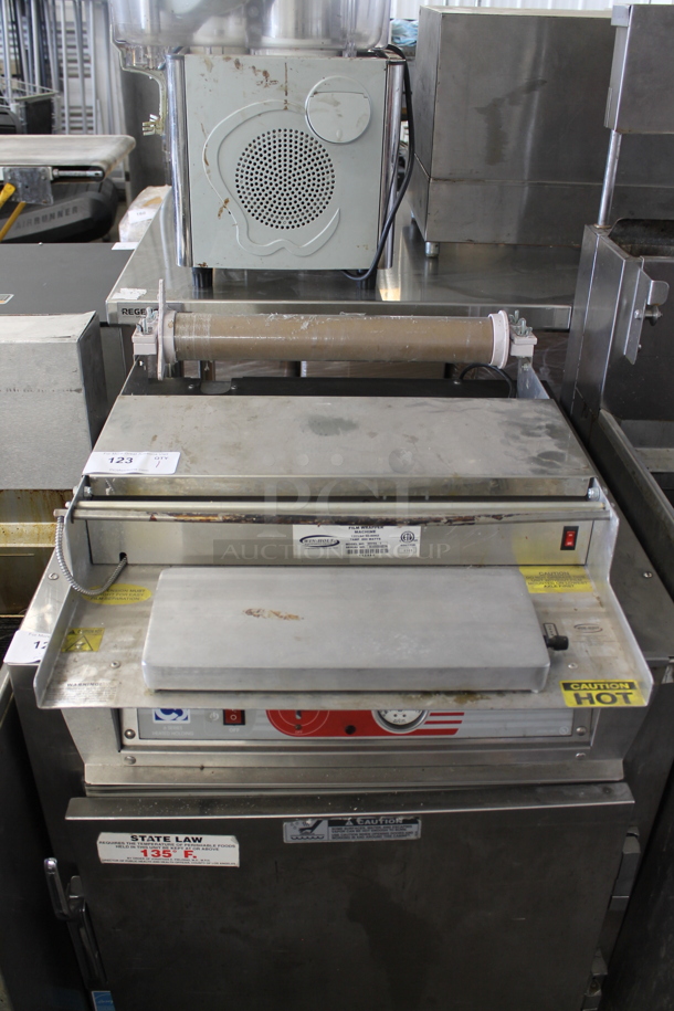 Win-holt WHSS-1 Stainless Steel Commercial Countertop Film Wrapper Machine. 120 Volts, 1 Phase. Tested and Working! - Image 1 of 4