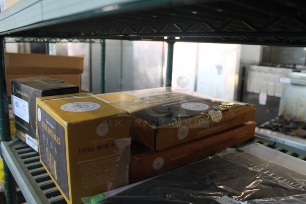 ALL ONE MONEY! Tier Lot of Various BRAND NEW SCRATCH AND DENT! Items Including Glass Coffee Mugs, Tea Storage Box - Image 2 of 5