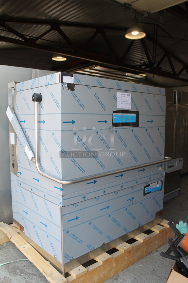 BRAND NEW! Meiko DV270.2 Stainless Steel Commercial High Temperature Hi Temp Pot and Pan Washer w/ Built In Booster. 460 Volts, 3 Phase. Stock Picture Used As Gallery Picture - Image 3 of 12