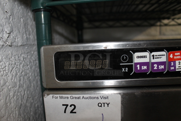 2018 Amana HCC18SD2 Stainless Steel Commercial Countertop Microwave Oven. 208/240 Volts, 1 Phase. - Image 4 of 6