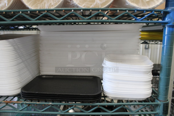 ALL ONE MONEY! Lot of Various Styrofoam Trays! - Image 4 of 4