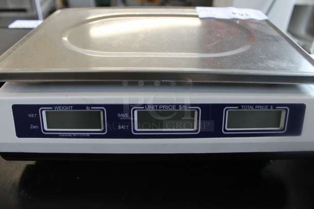 Penn Scale CM-101 30 Pound Capacity Stainless Steel Commercial Countertop Food Portioning Scale w/ GP-2120TF Receipt Printer. 115 Volts, 1 Phase. - Image 6 of 6