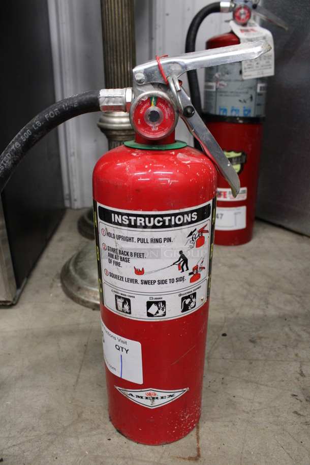 Amerex Dry Chemical Fire Extinguisher. 4x6x15