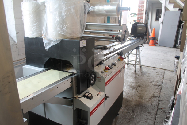 Arty Pac ARTY 75H Stainless Steel Commercial Floor Style High Speed Horizontal Flow Wrapper on Commercial Casters. Picture Before Removal Used as Gallery. 230 Volts, 1 Phase. - Image 3 of 10