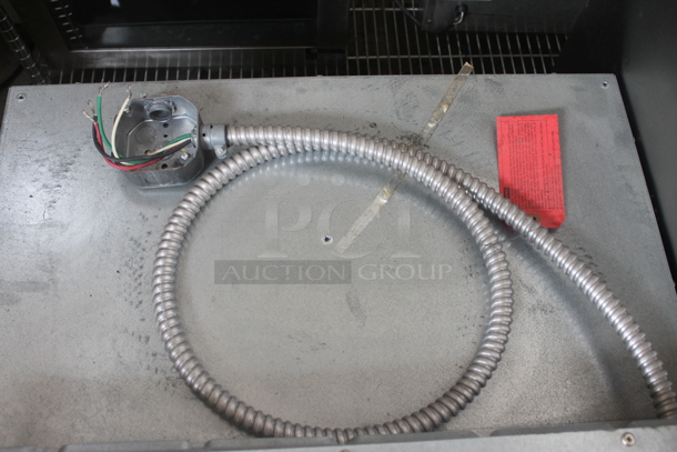 Amana Stainless Steel Commercial Electric Powered Convection Oven w/ View Through Door and Metal Oven Racks.  - Image 4 of 4