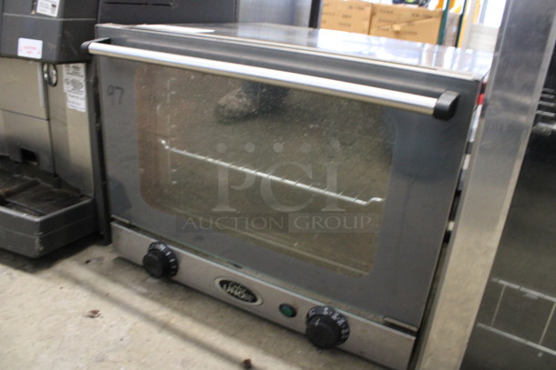 Cadco Unox Model XA006 Stainless Steel Commercial Countertop Electric Powered Convection Oven w/ View Through Door and Metal Oven Racks. 115 Volts, 1 Phase. 19x19x14 - Image 3 of 6
